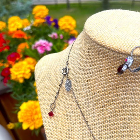 VNT Liz Paiacious O.S.F. 90’s floral design in antiqued silver - Picture 5 of 5